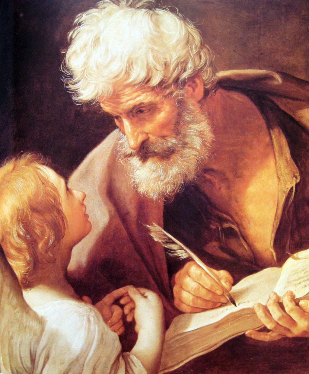 Evangelist St. Matthew and the Angel - Guido Reni