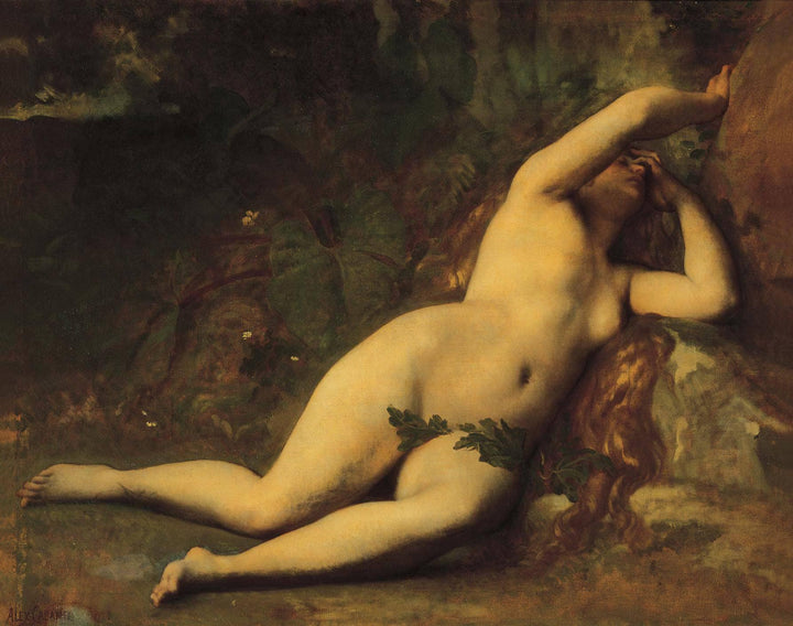 Eve After the Fall by Alexandre Cabanel — hand-painted cultural oil painting reproduction on canvas