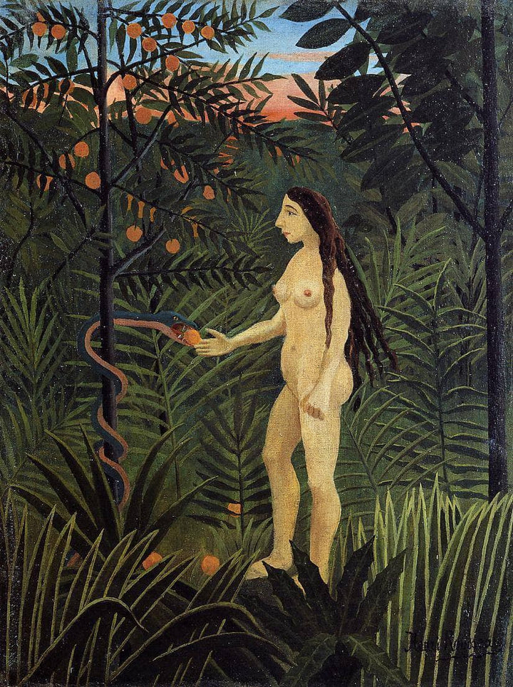 Eve by Henri Rousseau — hand-painted abstract oil painting reproduction on canvas