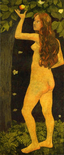 Eve Picking the Apple by Paul Serusier, religion oil painting wall art