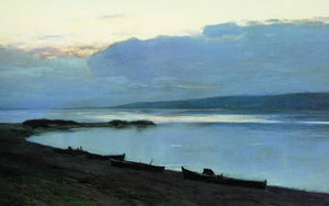 Evening at Volga - Isaac Levitan