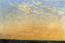 Evening by Caspar David Friedrich — hand-painted landscape oil painting reproduction on canvas
