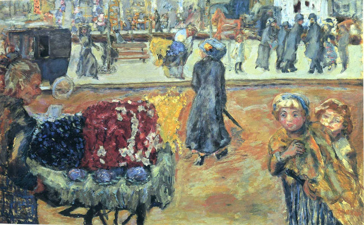 Evening in Paris by Pierre Bonnard — hand-painted portrait oil painting reproduction on canvas