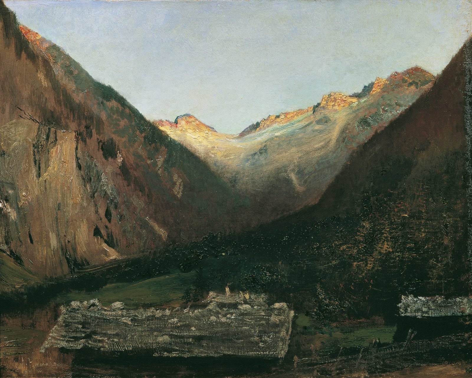 Evening in the Prossau near Gastein