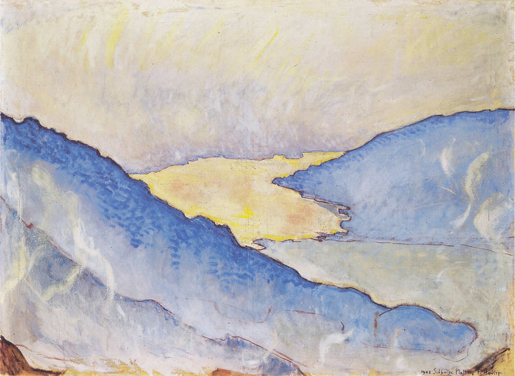 Evening mist on Lake Thun - Ferdinand Hodler