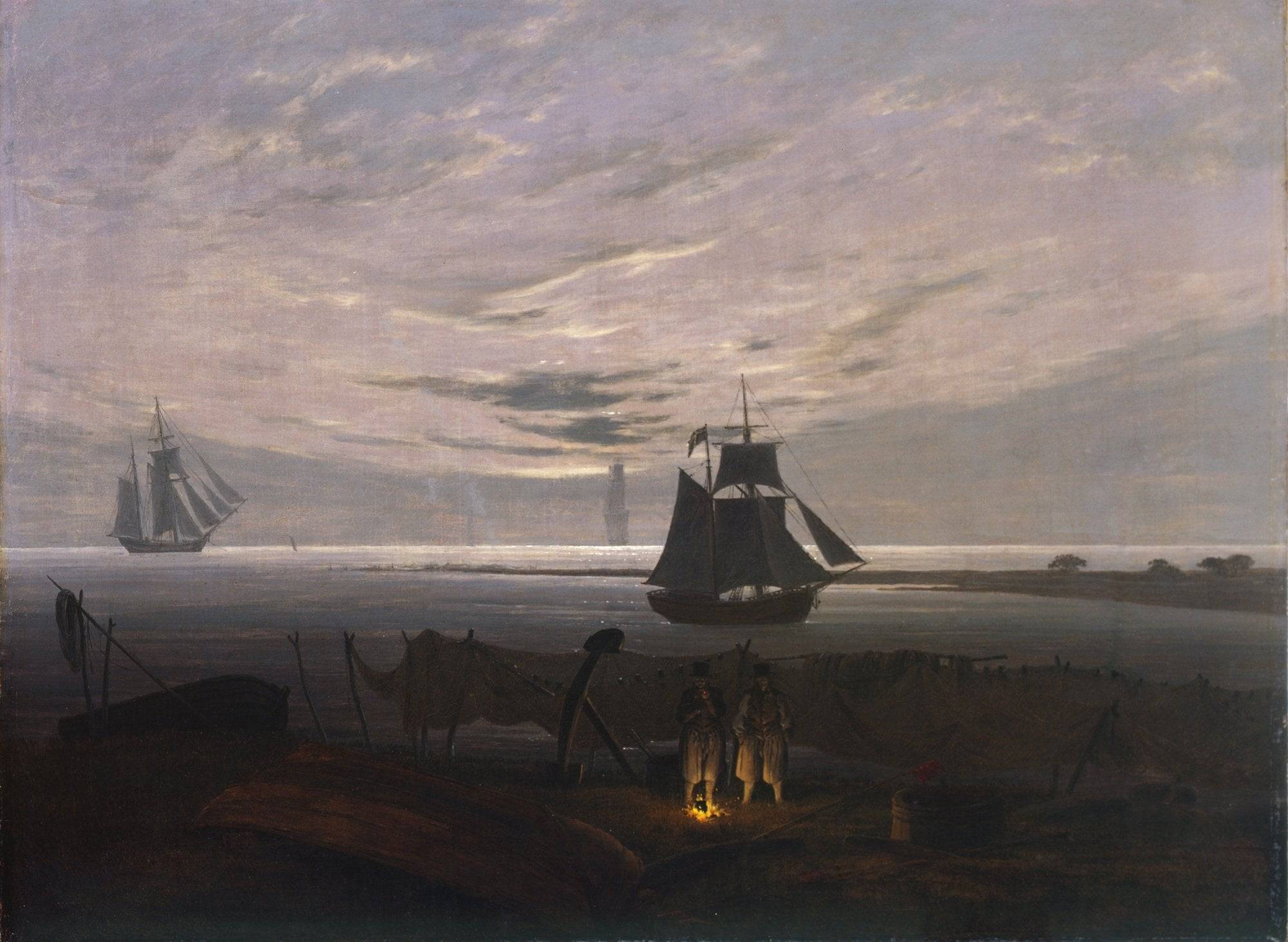 Evening on the Baltic Sea - Caspar David Friedrich