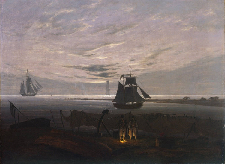 Evening on the Baltic Sea - Caspar David Friedrich