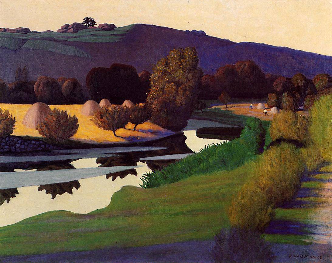 Evening on the Loire - Felix Vallotton