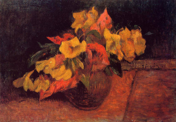 Evening primroses in the vase - Paul Gauguin