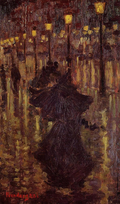Evening Shower, Paris in living room