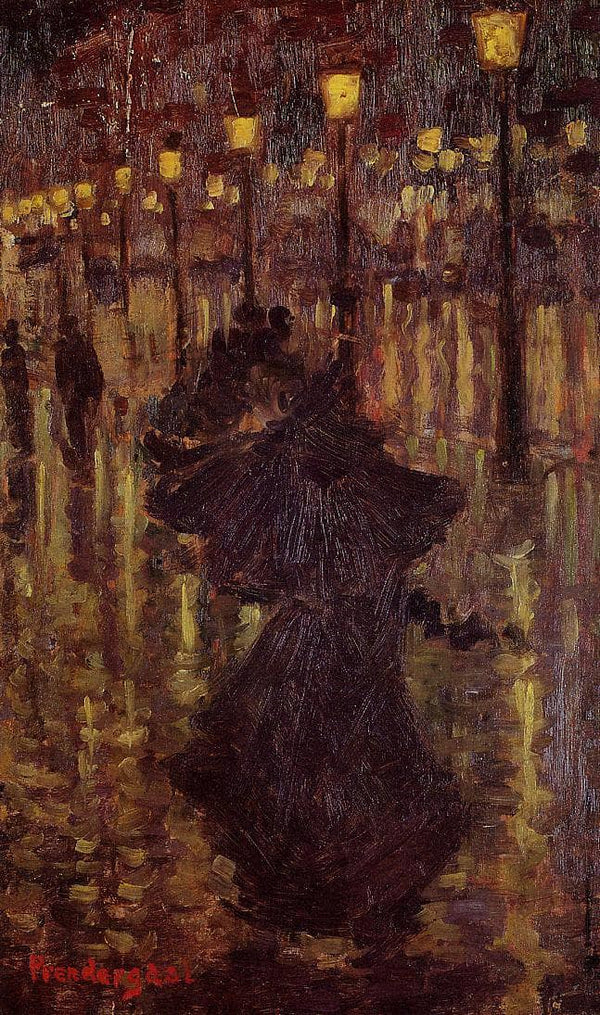 Evening Shower, Paris