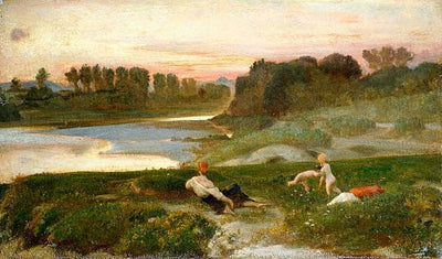 Evening time on the farm in bedroom