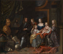 Everhard Jabach Et Sa Famille by Charles Le Brun — group oil painting wall art, Baroque