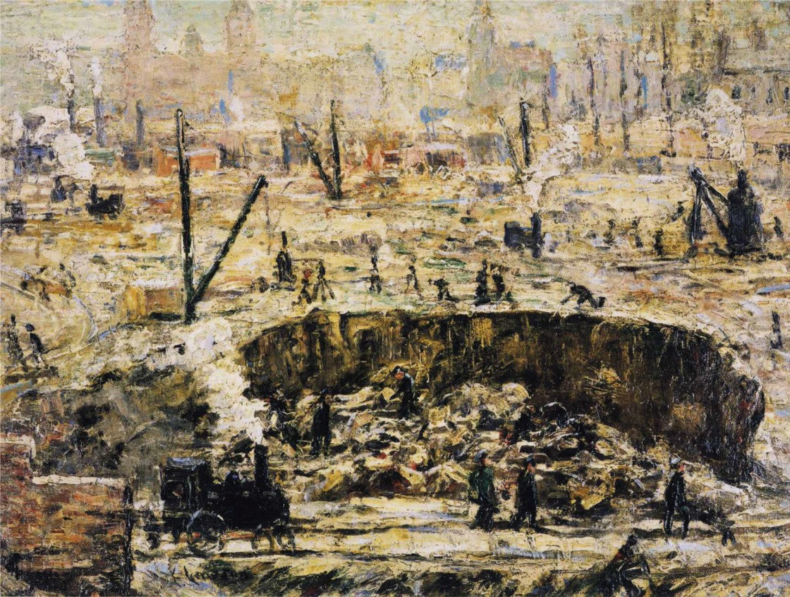 Excavation. Penn Station - Ernest Lawson