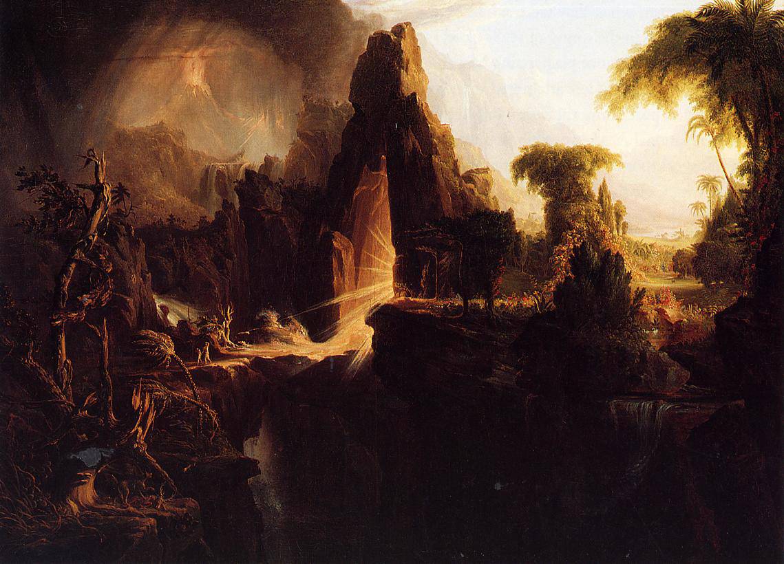 Expulsion from the Garden of Eden - Thomas Cole