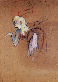 Extra in the Folies Bergere Revue
