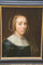 Portrait of a woman in apartment