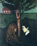 Eye in Eye by Edvard Munch — hand-painted architectural oil painting reproduction on canvas