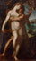 Fall of Man in modern living room