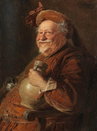 Falstaff by Eduard von Grützner — oil painting reproduction