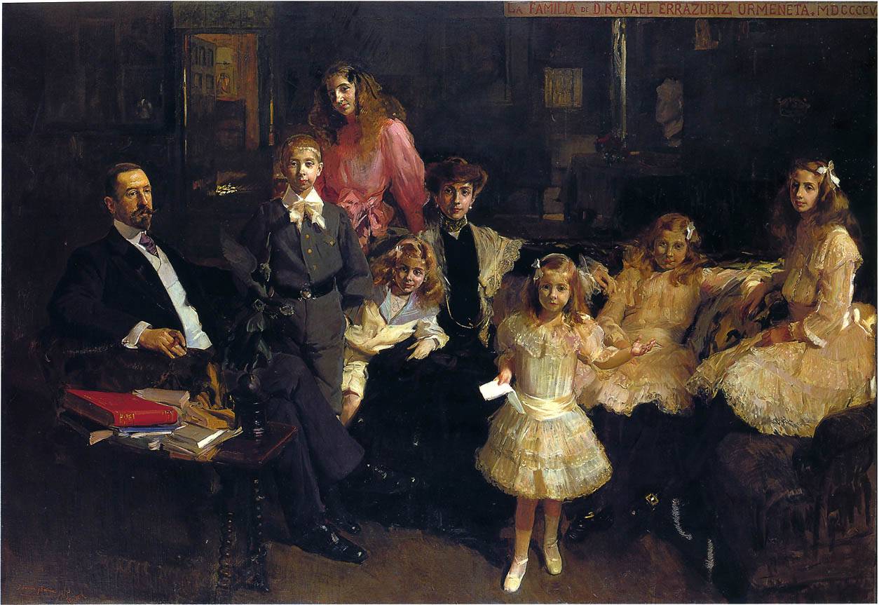 Family Eratruriz - Joaquín Sorolla