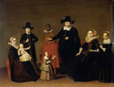 Family Group with Black Servant by Willem Cornelisz Duyster — hand-painted portrait oil painting reproduction on canvas