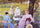 Family in the Orchard in kitchen