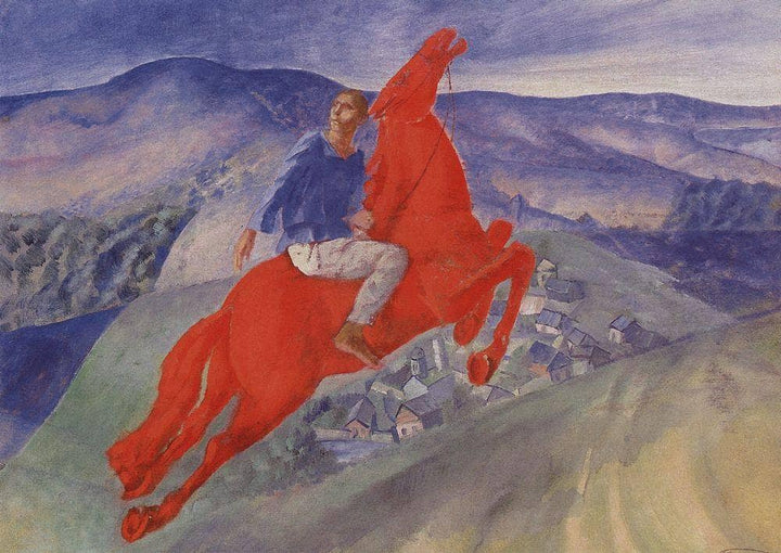 Fantasy by Kuzma Petrov-Vodkin — hand-painted abstract oil painting reproduction on canvas