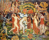 Fantasy by Maurice Prendergast — hand-painted abstract oil painting reproduction on canvas