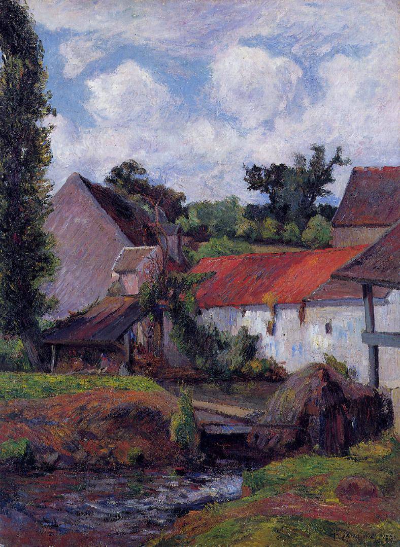 Farm in Osny - Paul Gauguin