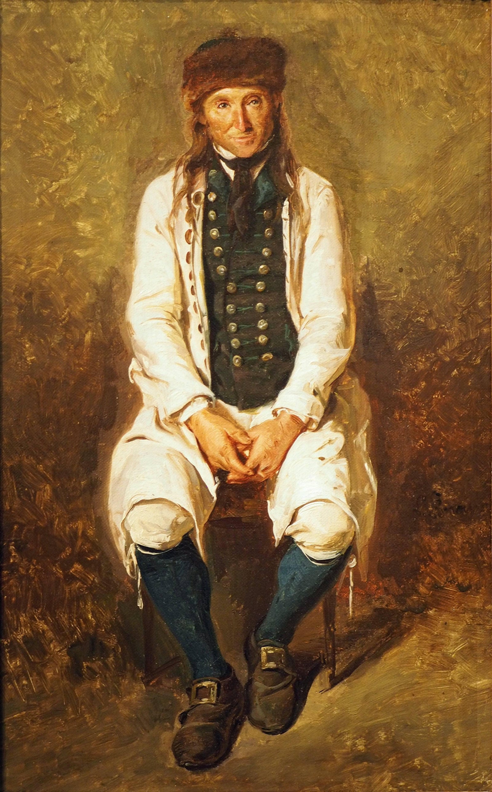 Farmer in Hessian costume