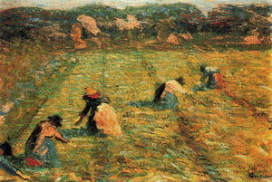 Farmers at work (Risaiole) - Umberto Boccioni