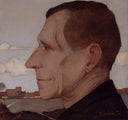 Father by Jan Mankes — male oil painting wall art, Symbolism