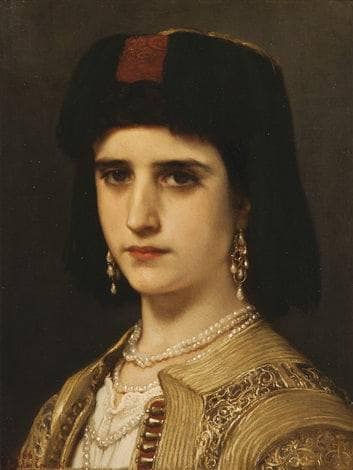 Montenegrin by Jaroslav Äermák — hand-painted portrait oil painting reproduction on canvas