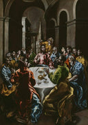 Feast in the House of Simon by El Greco — hand-painted cultural oil painting reproduction on canvas
