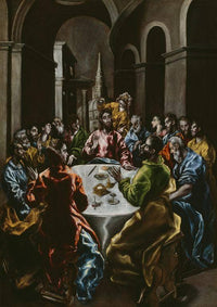 Feast in the House of Simon by El Greco — hand-painted cultural oil painting reproduction on canvas