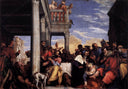 Feast in the House of Simon by Paolo Veronese — religion oil painting wall art, Mannerism Late Renaissance