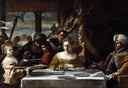 Feast of Herod by Mattia Preti — group oil painting wall art, Baroque