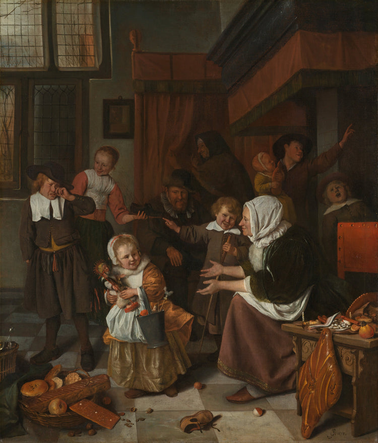 Feast of St. Nicholas - Jan Steen