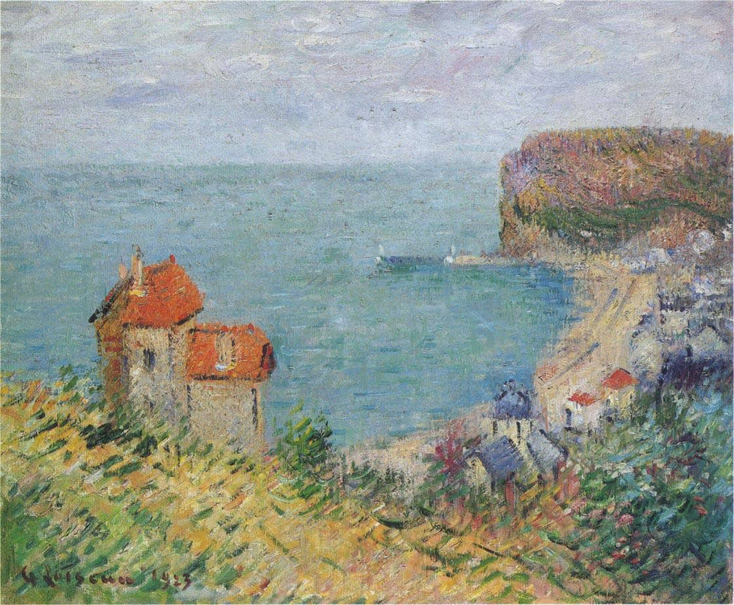 Fecamp by Gustave Loiseau — hand-painted landscape oil painting reproduction on canvas