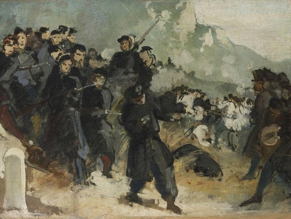 Sketch for the battle of Varese