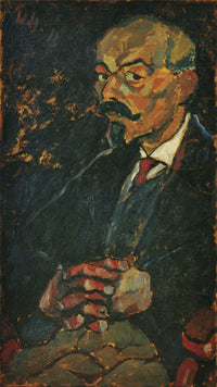 Fellow Soldier by Walter Gramatté — hand-painted portrait oil painting reproduction on canvas