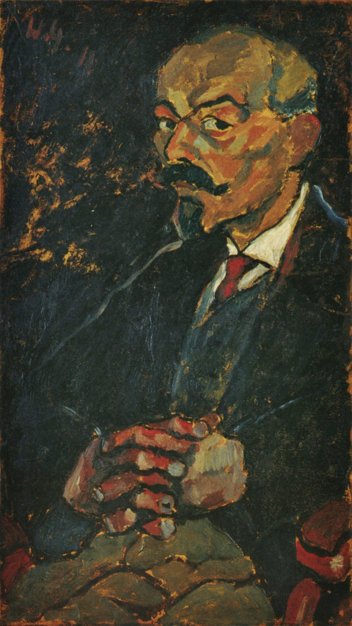 Fellow Soldier by Walter Gramatté — hand-painted portrait oil painting reproduction on canvas