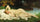Female nude in a wide landscape in kitchen