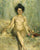 Female nude in hallway