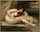 Female Nude with a Dog (Portrait of Leotine Renaude) in dining room