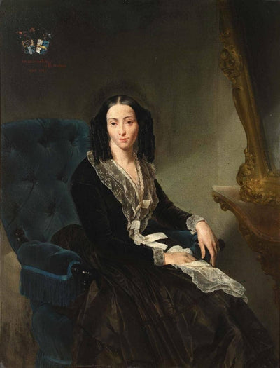 Female portrait in modern living room