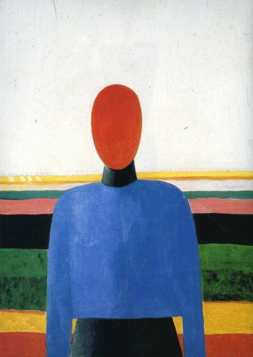 Female Torso by Kazimir Malevich — hand-painted abstract oil painting reproduction on canvas