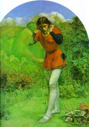 Ferdinand Lured by Ariel by John Everett Millais — female oil painting wall art, Romanticism