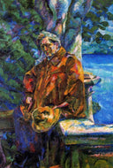 Ferruccio Busoni by Umberto Boccioni — male oil painting wall art, Post Impressionism